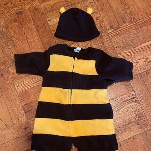 Gap Fleece Bee Costume 3-6 months
